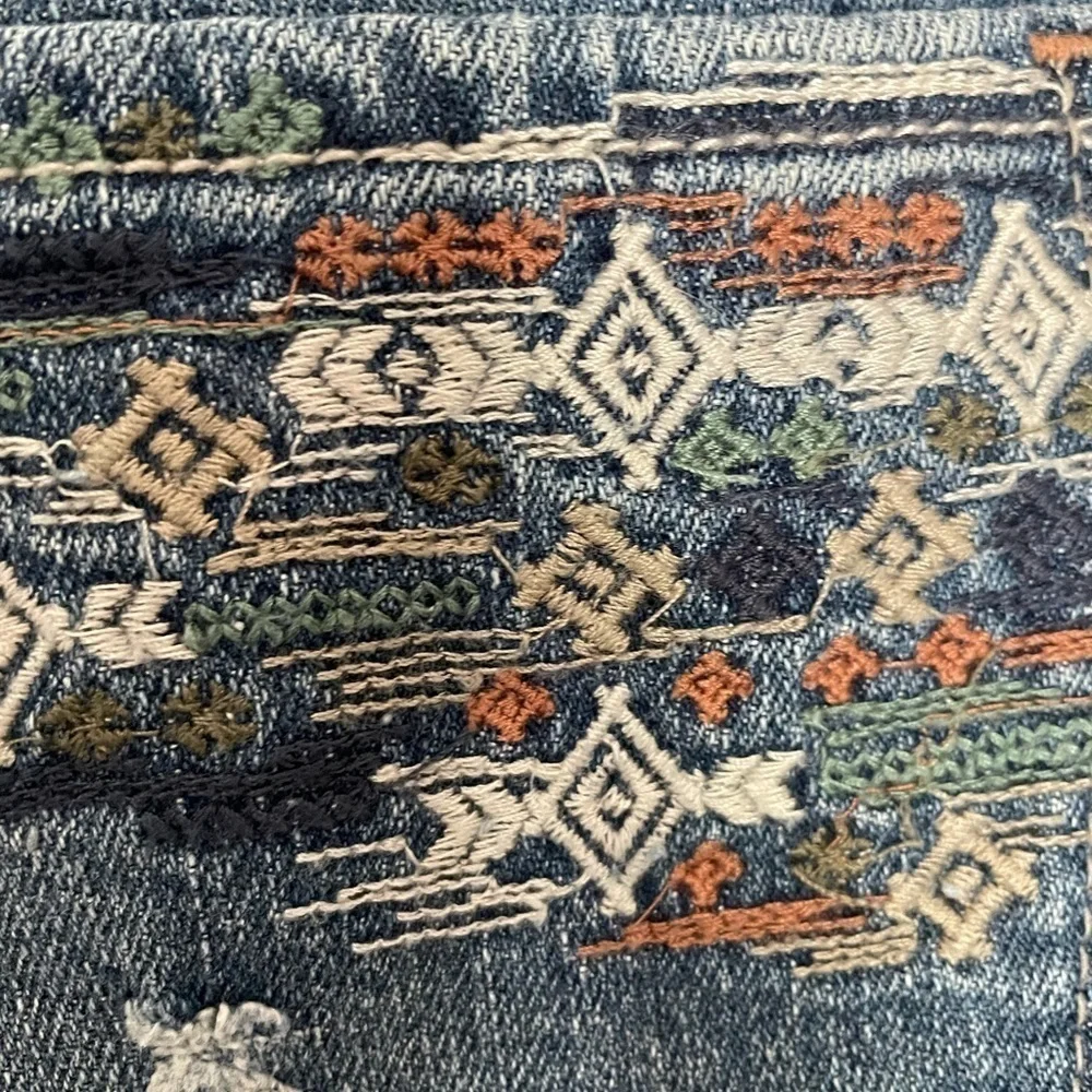ZCO JEANS girls embroidered cut off denim jeans-14